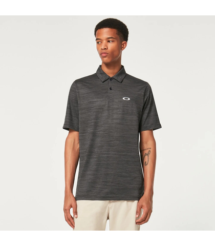 OAKLEY MENS NEW GALAXY S/S POLO - BLACKOUT