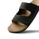 REEF MENS COSHION TRADEWIND SLIDE - BLACK / TAN
