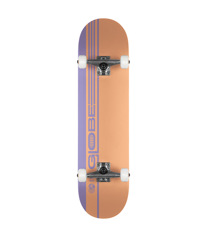 GLOBE COMPLETE - G0 STRYPE HARD - DUSTY ORANGE / LAVENDER 7.75