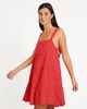 VOLCOM LADIES VIPER MINI DRESS - RED