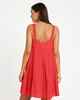VOLCOM LADIES VIPER MINI DRESS - RED