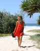 VOLCOM LADIES VIPER MINI DRESS - RED
