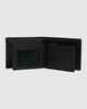 QUIKSILVER NEW MISS DOLLAR II LEATHER WALLET - BLACK