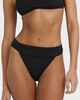 BILLABONG LADIES LAURA TWISTED SUN ARUBA BIKINI BOTTOM - BLACK PEBBLE