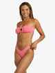 ROXY LADIES SD BEACH CLASSICS RING BANDEAU BIKINI TOP - BUBBLEGUM