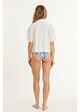 AMUSE SOCIETY CORAL BAY S/S WOVEN SHIRT - WHITE