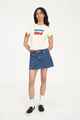 HUFFER LADIES 97 DENIM MINI SKIRT - RODEO BLUE