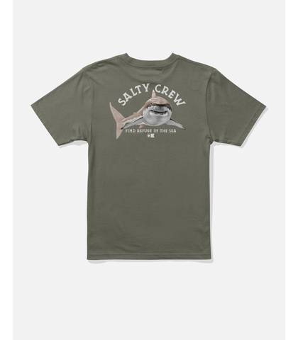 SALTY CREW BOYS LURKING S/S TEE - DUSTY OLIVE 