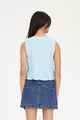 HUFFER LADIES CATALINA BOW TOP - BLUE / CHALK