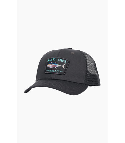 SALTY CREW BIG BLUE RETRO TRUCKER CAP - COAL
