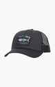 SALTY CREW BIG BLUE RETRO TRUCKER CAP - COAL