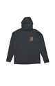 SALTY CREW MENS INK SKING HOODED MASK SUNSHIRT - COAL