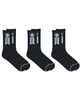 SALTY CREW ALPHA SOCKS 3 PACK - BLACK