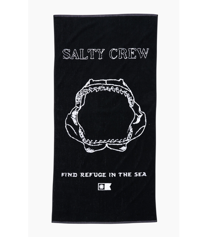 SALTY CREW JAWBONE TOWEL - BLACK