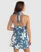 RHTYHM LADIES MALIA HALTER MINI DRESS - BLUE