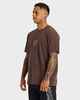 QUIKSILVER TAKARANGI TEE - CHOC BROWN