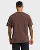 QUIKSILVER TAKARANGI TEE - CHOC BROWN