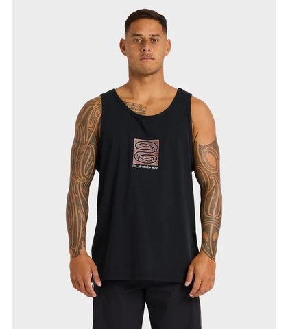 QUIKSILVER TUNA-HEKE TANK - BLACK