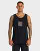 QUIKSILVER TUNA-HEKE TANK - BLACK