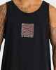 QUIKSILVER TUNA-HEKE TANK - BLACK