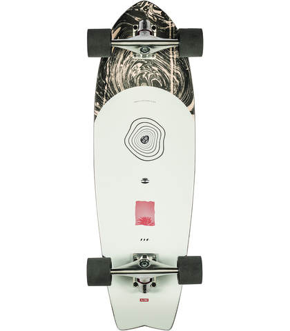 GLOBE SUN CITY CARVER SKATE BOARD - ON SHORE BLACKBALL