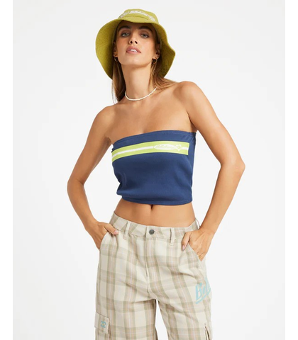 BILLABONG LADIES BILLA CRUSH TUBE TOP - CELESTIAL BLUE