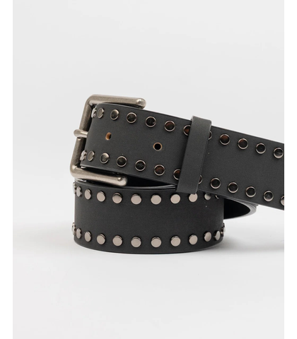 RUSTY LADIES BALLAD STUD BELT - BLACK