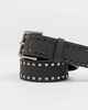 RUSTY LADIES BALLAD STUD BELT - BLACK