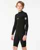 RIPCURL BOYS 2MM DAWN PATROL L/S SPRINGSUIT - BLACK