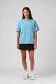 RPM LADIES OS SCRIPT TEE - PACIFIC BLUE