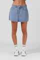 RPM LADIES DENIM MINI SKIRT - CLASSIC BLUE