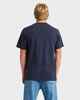 QUIKSILVER MENS OMNI SCROLL S/S TEE - DARK NAVY