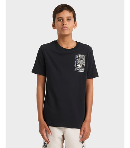 QUIKSILVER BOYS NEW WAVE S/S TEE - BLACK
