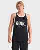 QUIKSILVER MENS BASEMENT TANK - BLACK