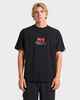 QUIKSILVER MENS AFFECTED S/S TEE - BLACK