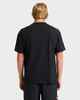QUIKSILVER MENS AFFECTED S/S TEE - BLACK