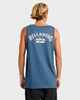 BILLABONG MENS HERITAGE ARCH TANK - REAL TEAL