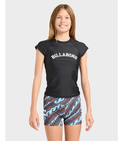 BILLABONG GIRLS SEA LEVEL SURF SHORT - OFF BLACK