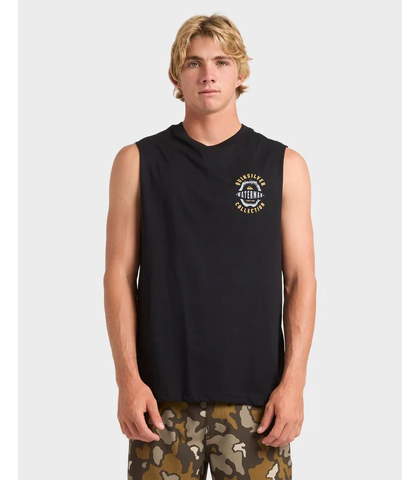 QUIKSILVER MENS HEAVY HOOKS MUSCLE - BLACK