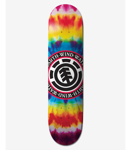 ELEMENT TYE DYE SEAL SKATE DECK - 8.25