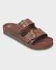 ROXY LADIES KATTIE SLIDE - CHOCOLATE