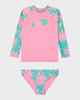 ROXY TODDLER GIRLS MARGUERITE LYCRA SWIM SET - POLYNYA DREAMS