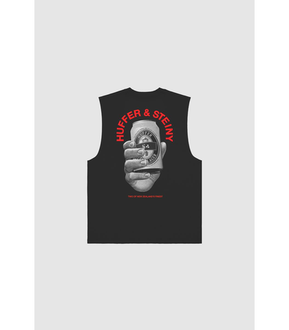 HUFFER MENS HFR TANK - HANDY - BLACK