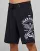 MAD HUEYS FLRS AHOY 20'' BOARDSHORT - BLACK
