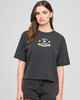 MAD HUEYS LADIES FKD IF I KNOW BOXY TEE - VINTAGE BLACK