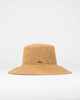 RUSTY LADIES ARIEL STRAW HAT - CARAMEL