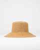 RUSTY LADIES ARIEL STRAW HAT - CARAMEL