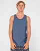 RUSTY MENS NETWORK ERROR TANK - CHINA BLUE