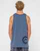 RUSTY MENS NETWORK ERROR TANK - CHINA BLUE
