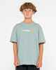 RUSTY BOYS JETSETTER  S/S TEE - SLATE